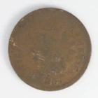 1864 Indian Head Penny -  Good  - Bronze  Beautiful -  1081