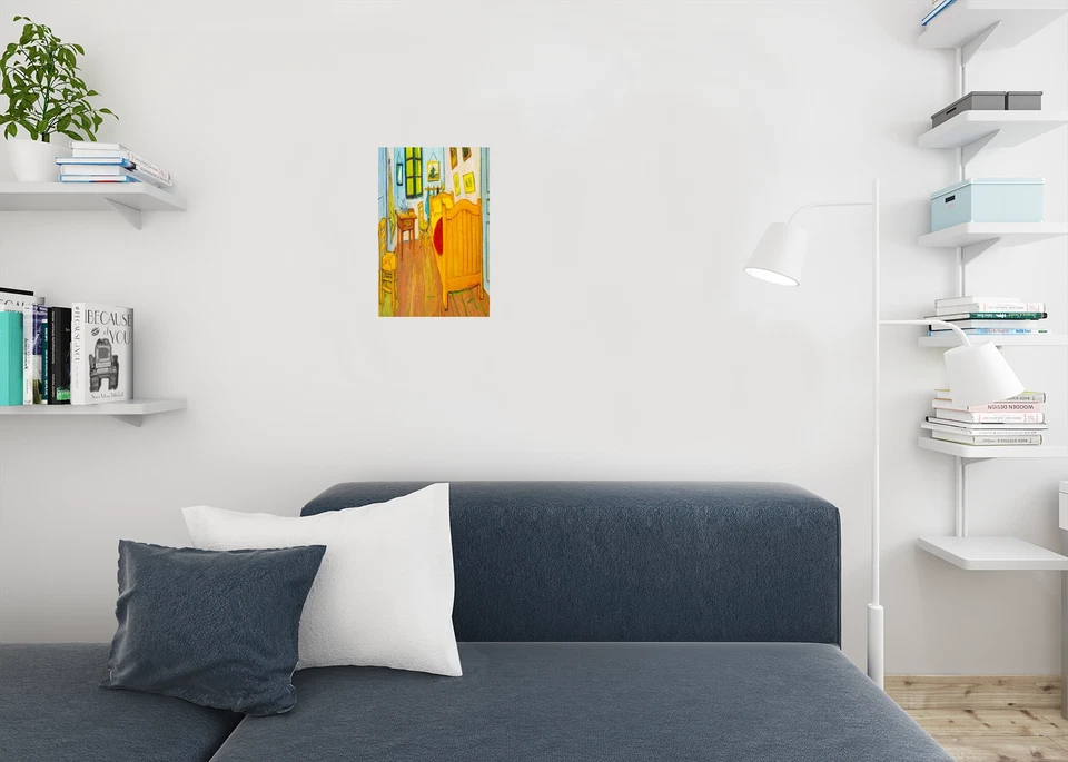 Vincent van Gogh Bedroom in Arles Post Impressionist Painting Poster 18x12 - Image 3 of 3