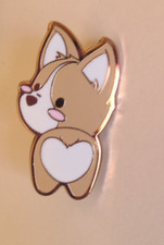 Cute Welsh Corgi Pin  Funny dog dog lover, puppy