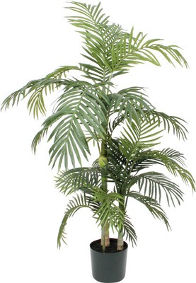 Mica Areca Palme im Plastik Topf grün, 150 x 100 cm  Kunstpflanzen