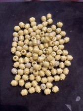Lego 50 New Tan Minifigure Heads Plain Hollow Stud Parts Brand New Mini Figure