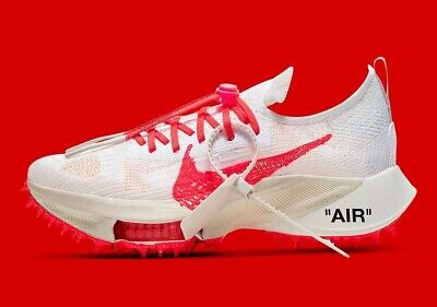 Nike Air Zoom Tempo Next% Flyknit Off White White Solar Red Nike Air Zoom Tempo Next% Flyknit Off White White Solar Red