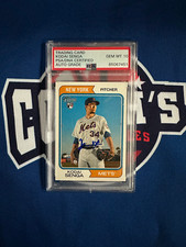 Kodai Senga Autographed 2023 Topps Heritage Short Print Rookie Card Gem Mint 10