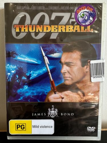 James Bond 007: Thunderball (DVD, 1965) Sean Connery NEW & SEALED - Picture 1 of 2