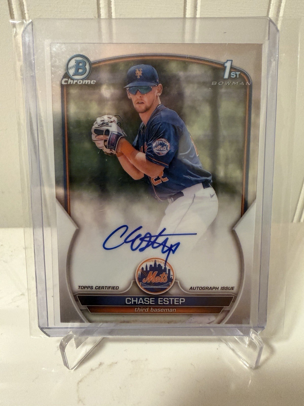2023 Bowman Chrome - Prospect Autographs Chase Estep #CPA-CE (AU, RC)