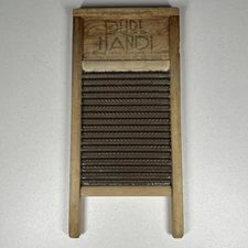 VTG Dubl Handi Washboard Columbus Ohio Washboard Company, 18x8.5”