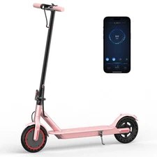 AOVOPRO ADULT ELECTRIC SCOOTER 350W PINK LONG RANGE 30KM HIGH SPEED 31KM/H NEW