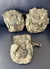 Set of 3-US Military-1 Quart Canteen Pouch, General Purpose, Molle-   B100