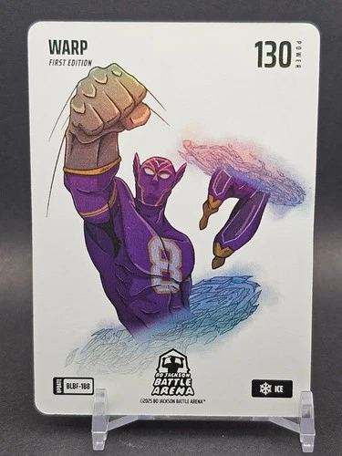 Bo Jackson Battle Arena Update #BLBF-188 Warp Lamar Jackson Blizzard Ice Foil FE