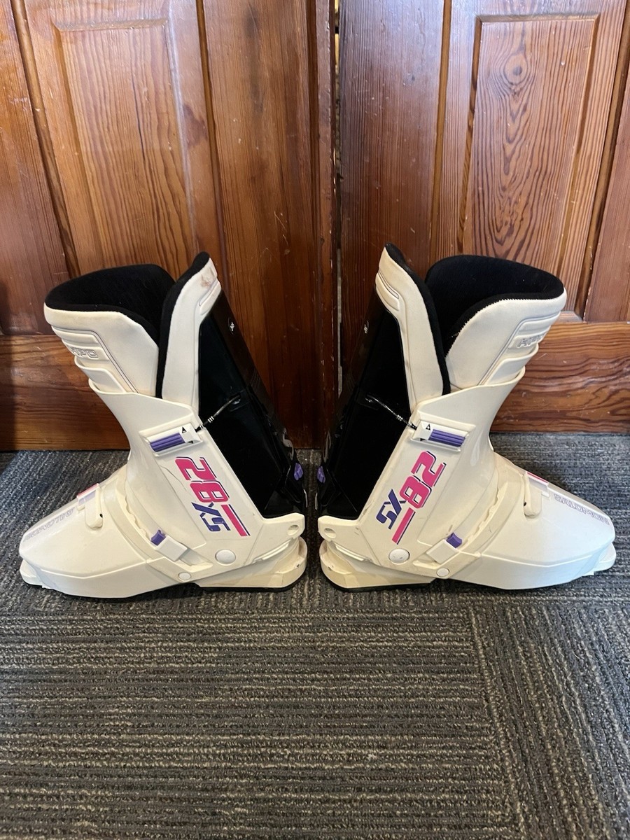 SALOMON スノーボードブーツ HI FI RED Vintage SALOMON SX 82 Rear Entry Alpine Downhill Ski Boots