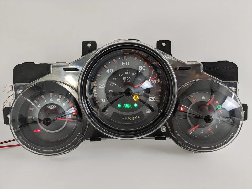 Cuadro de instrumentos Honda Element 2003-06 velocímetro 78100-SCV-A120 269K Foto 2 de 4