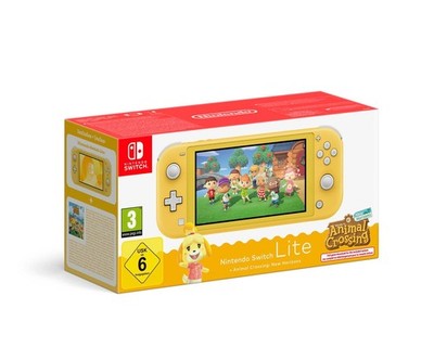 Nintendo Switch Lite + Animal Crossing: New Horizons Bundle   Gelb #1907097