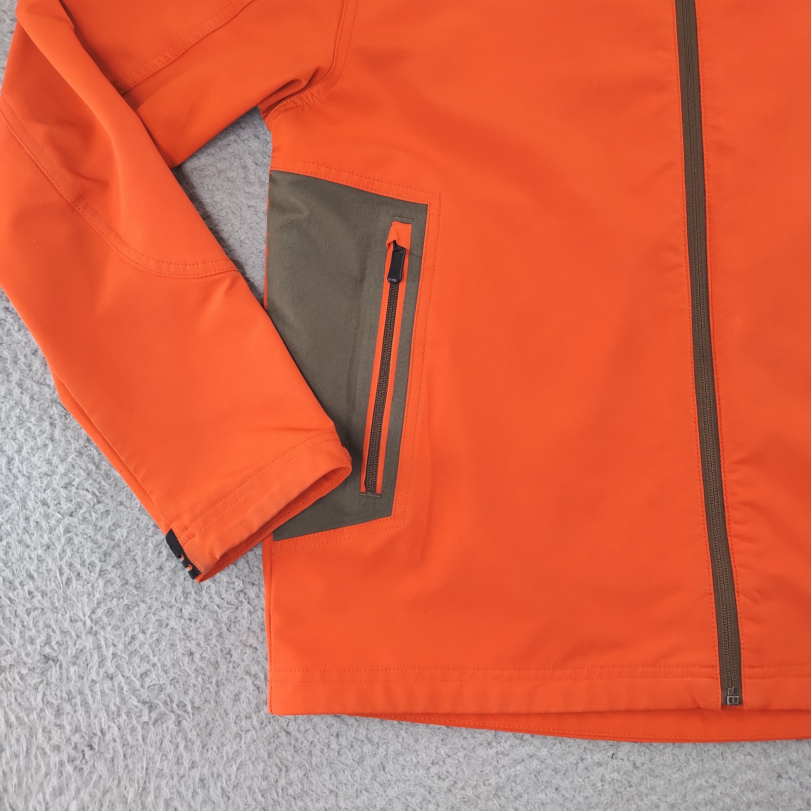 Cloudveil Jacket Mens Medium Orange Softshell Ful… - image 20