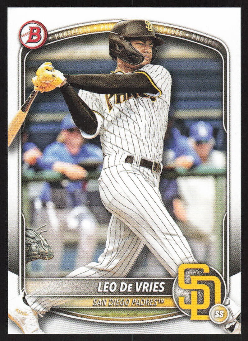 2025 Bowman #BP-59 Leo De Vries Prospects San Diego Padres Topps