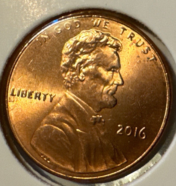 2016 Lincoln Shield Small Cent, Penny, MS, Circulated, Brilliant