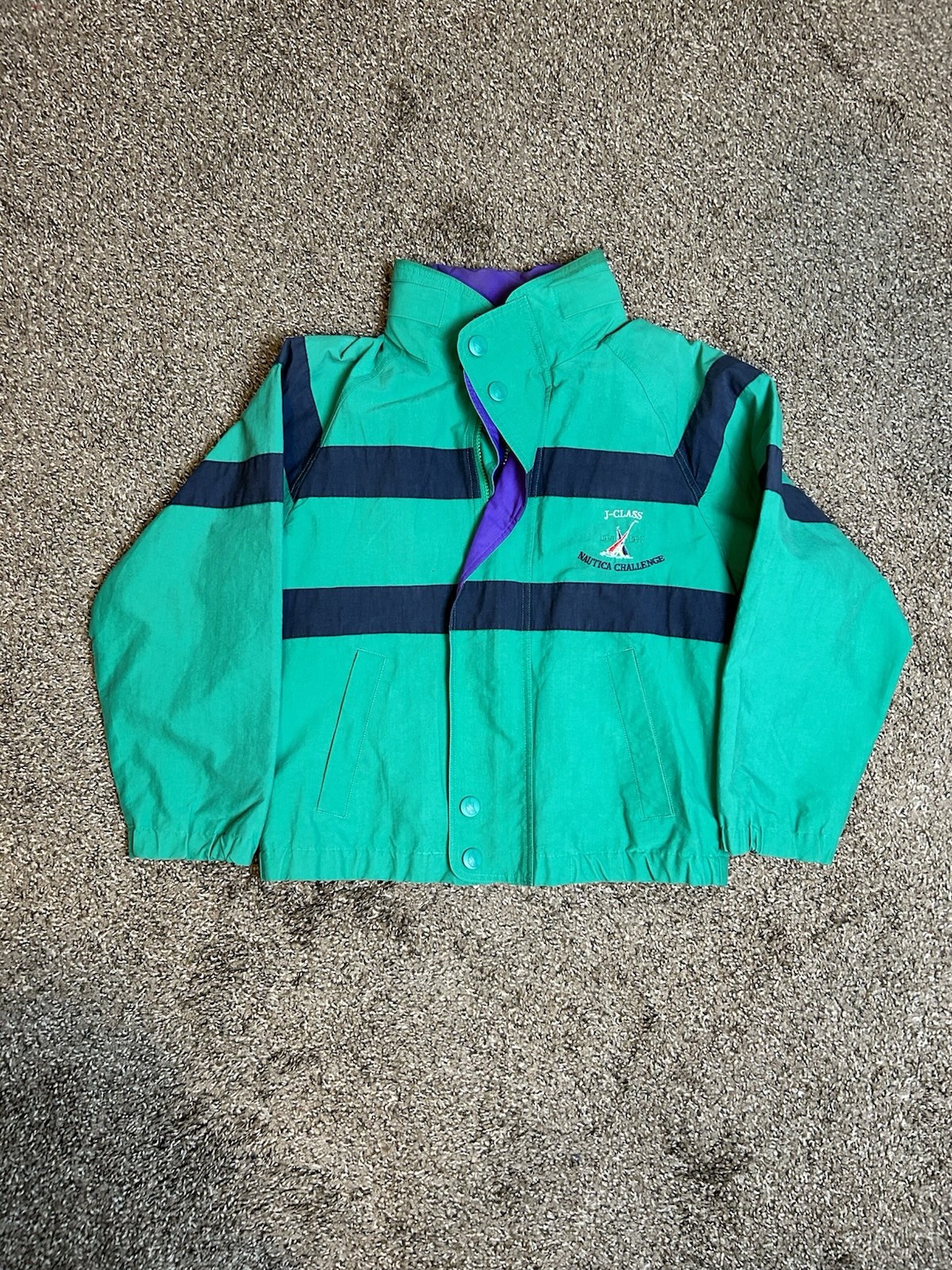 Nautica Challenge J-Class Puffer Jacket Sz Medium Vintage 90’s