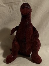 Russ Zonies Earth Zone Megabyte 10  Red T-Rex Dinosaur beanbag Vintage 1997