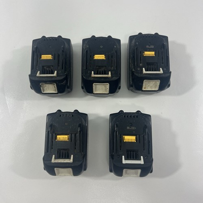 #ad Set Of 5 Makita 18v Lithium Ion 2 3.0ah 1 4.0ah 2 5.0ah Batts Parts Only $59.97