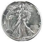 1944 Walking Liberty Silver Half Dollar Uncirculated U.S 50c Coin # 39