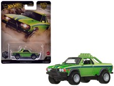 Subaru BRAT Utility Truck Green Metallic with Stripes "HW Off Road" Series by