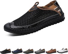 Mens Beach Sandals Slip on Outdoor Sports Fla...