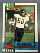 Topps 1990 Mike Singletary Chicago Bears All Pro #368 NFL Football Card
