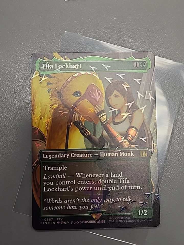 Tifa Lockhart (Borderless) (Chocobo Track Foil) - FINAL FANTASY #567 - Image 3 of 4