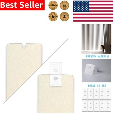 Clear Vertical Blinds Replacement Tabs, 30 Sets PVC Repair Kit for Window Blinds