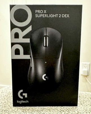 Logitech G PRO X SUPERLIGHT 2 DEX Wireless Gaming Mouse - Black Brand New SEALED