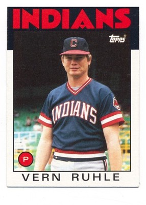1986 Topps Baseball # 768 VERN RUHLE Cleveland Indians !Mint/Mint!