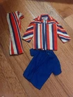 Vtg 1970' Ken Casual Scene Fashion Outfit #1472 Pants, Shirt And Jacket