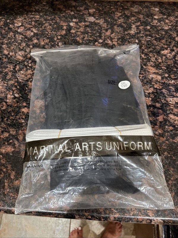 NIP Kids Black Martial Arts Uniform Size 00/130
