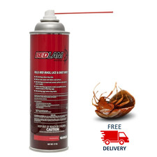 BEDLAM BEDBUG AEROSOL Sumithrin Spray - Bedbugs Lice Ticks Fleas Dust Mites