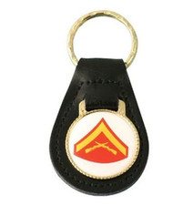 army e-3 corporal key chain ring made in usa