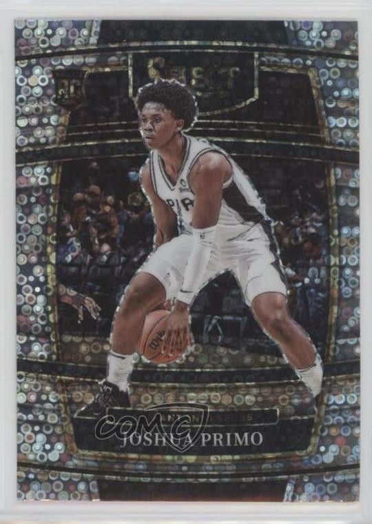 2021-22 Panini Select Concourse Disco Prizm Joshua Primo #68 h3a