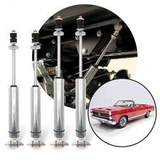 1964-1967 Mercury Cyclone Front Rear Performance Shocks 4 Stem To Open T Bar