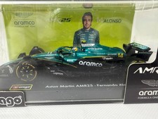 Aston Martin F1 Amr25 2025 Fernando Alonso N14 Green Black/Bburago 1/43
