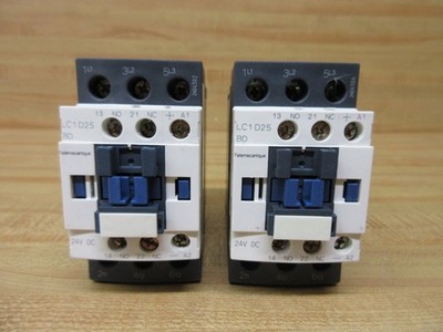 Telemecanique LC1-D25BD Schneider Contactor W/O Cover (Pack of 2)