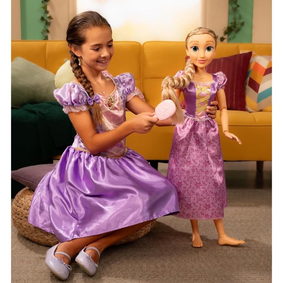 Disney Princess Rapunzel Doll Playdate 32” Tall & Poseable, My