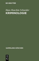 Kriminologie Hans Hoachim Schneider