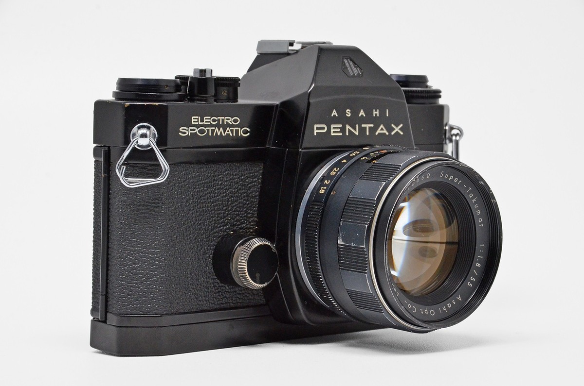Pentax Electro Spotmatic ES Black Camera + Super-Takumar 50mm f