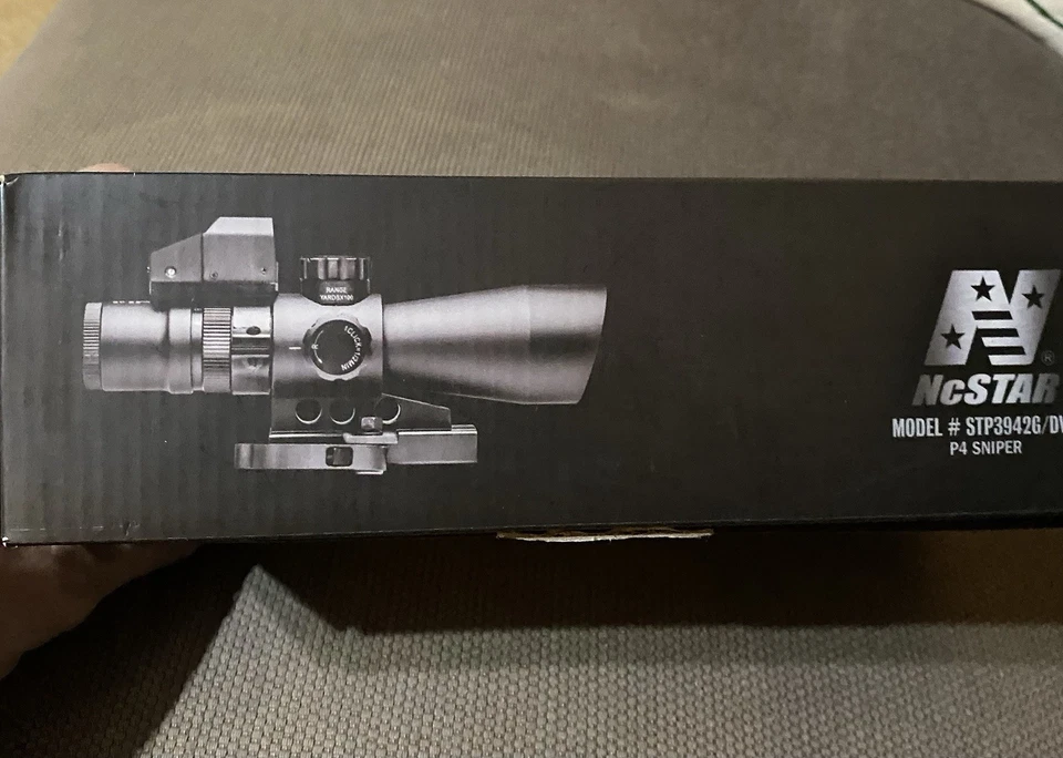 NcSTAR Ultimate Mark III Gen-2 Scope 3-9X42 P4 w/ Mini Mic Red-Dot QR Mount BLK~ - Image 3 of 4