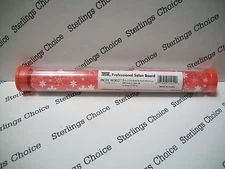 2 Trim Professional Salon Emery Boards - Red Tube