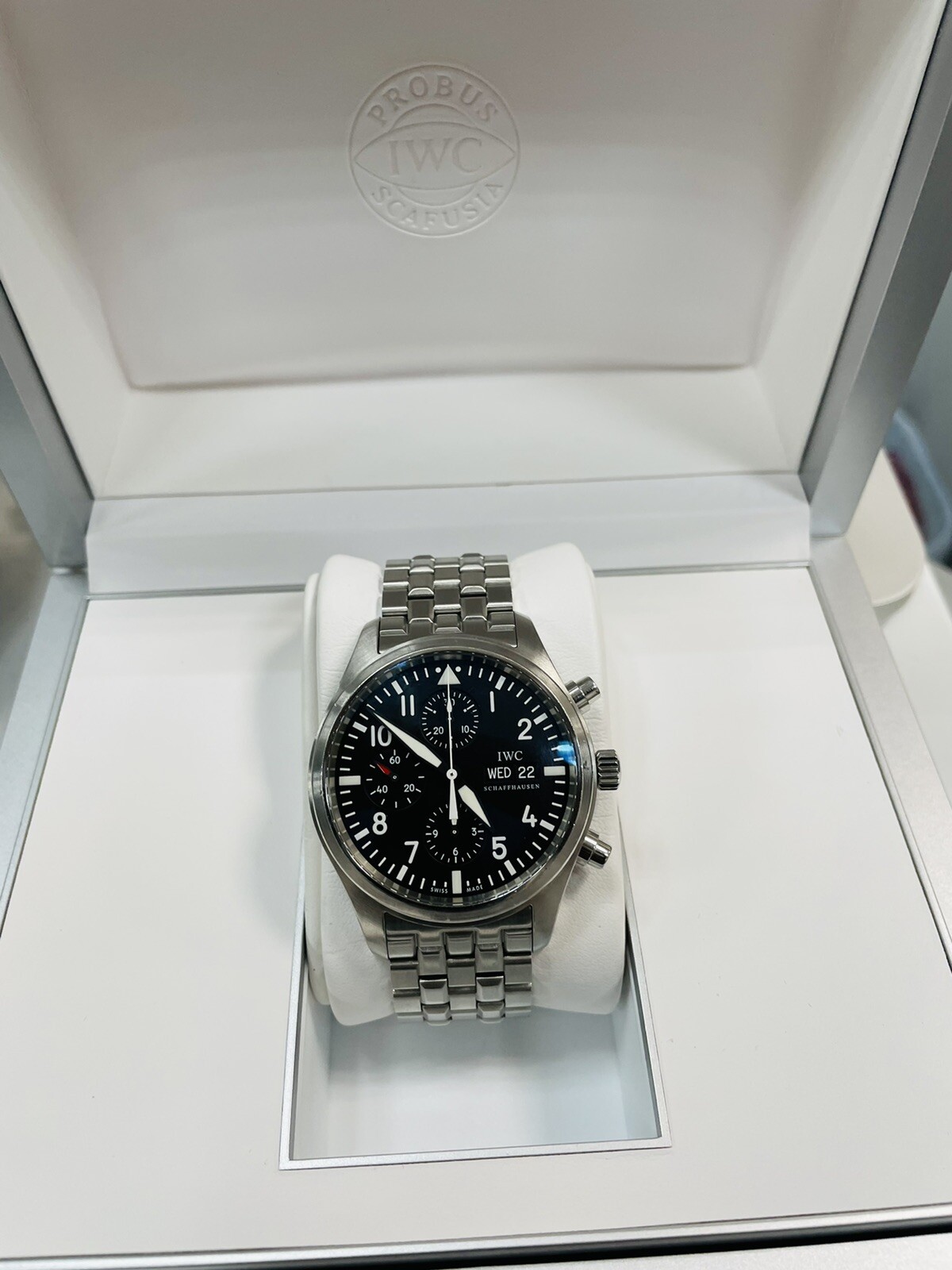 IWC Pilot Automatic Chronograph Stainless Steel M… - image 2