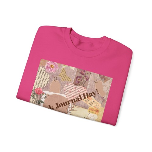 Junk Journal Day Unisex Sweatshirt, Journalling Fun Crewneck, Writing Enthusiast - Bild 52 von 57
