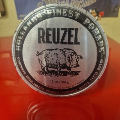 XL Reuzel  Concrete Hold Matte Pomade  fester Halt 340gr.  100ml=11,75E