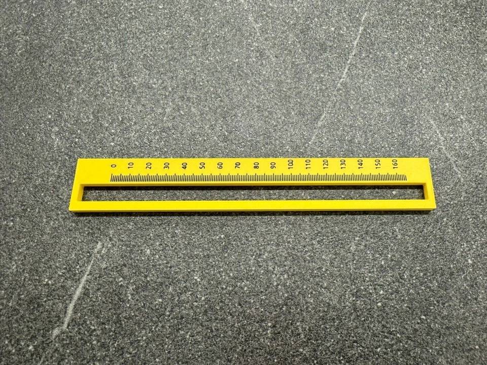 Parallel track gauge with millimeter division, track H0, TT, N and H0n3 - Image 3 of 4