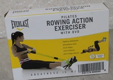 Everlast Pilates Rowing Action Exerciser Tone & Strengthen Workout with DVD