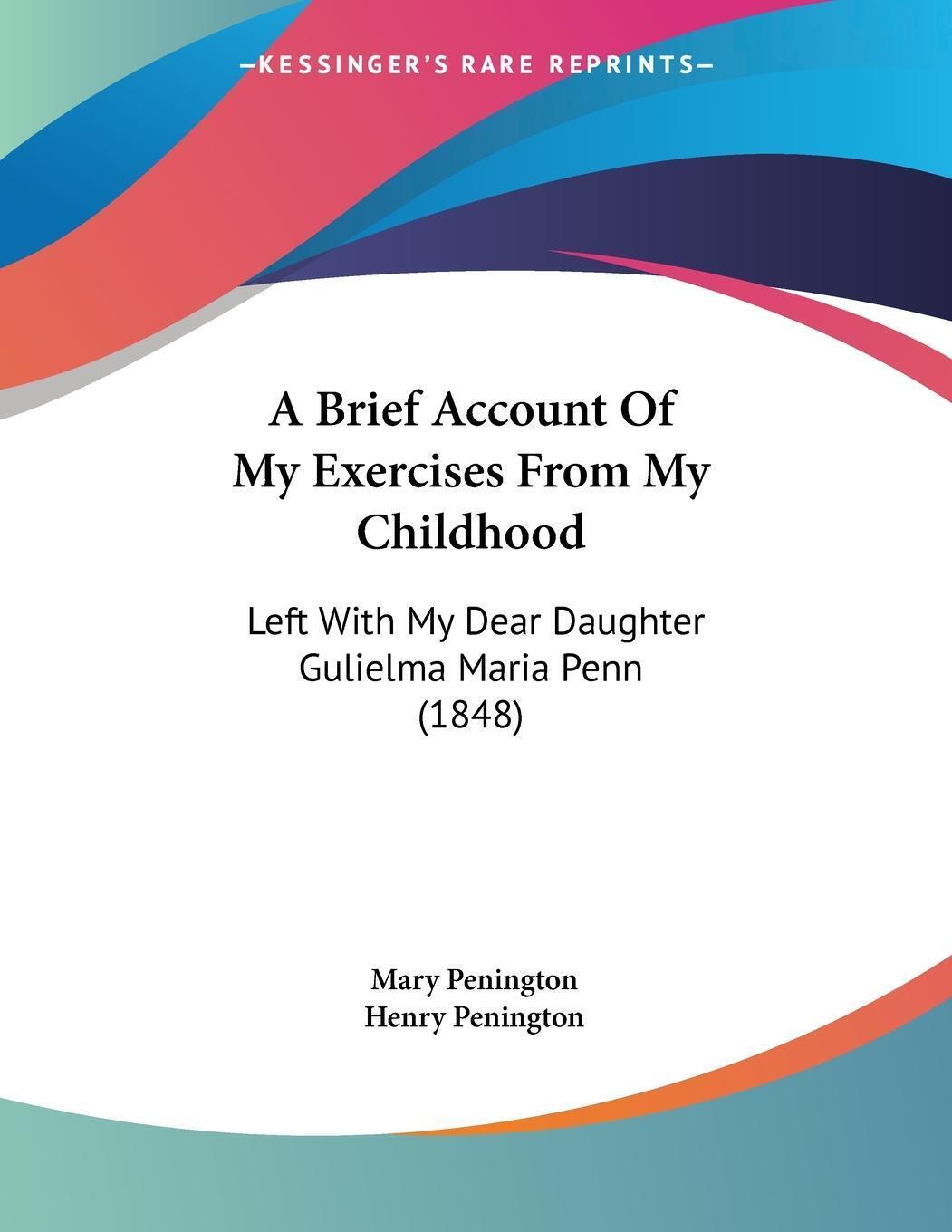 Thumbnail - A Brief Account Of My Exercises From My Childhood | Mary Penington |