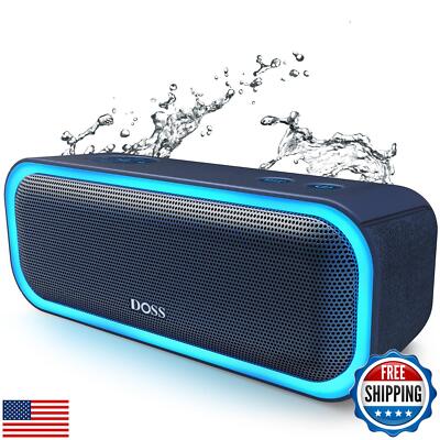 DOSS SoundBox Pro Bluetooth Speaker with 20W Stereo Sound, Active